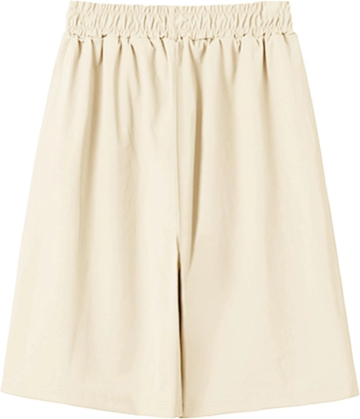 Шорты спортивные детские на завязках, хлопок, Beige — фото 4