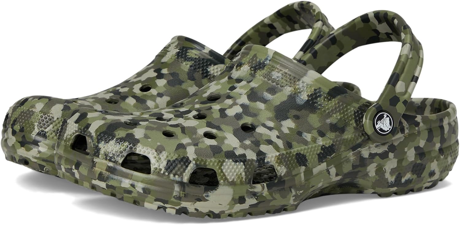

Унисекс сабо Crocs Classic с графическим принтом, зеленый
