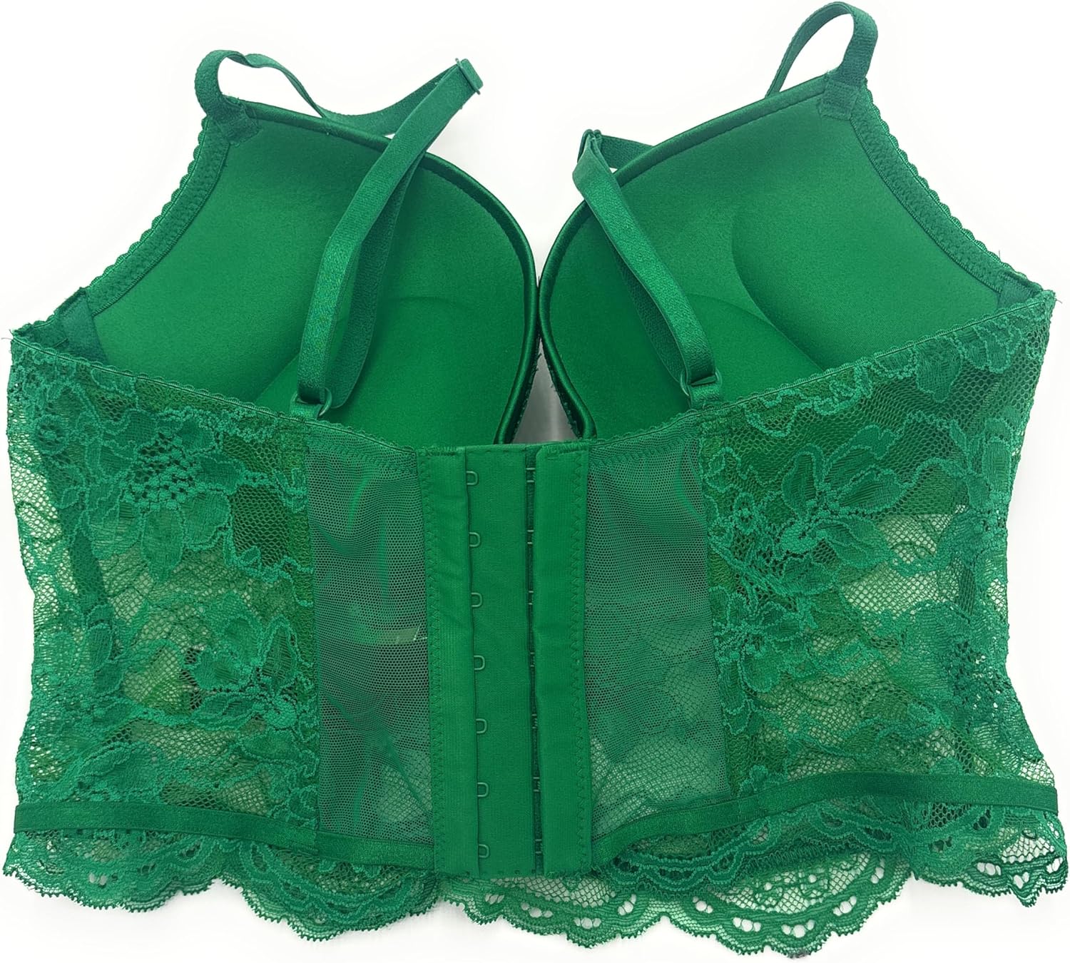 Бюстгальтер пуш-ап с двумя чашками Victoria's Secret Very Sexy Bombshell, длинная линия, Green — фото 2