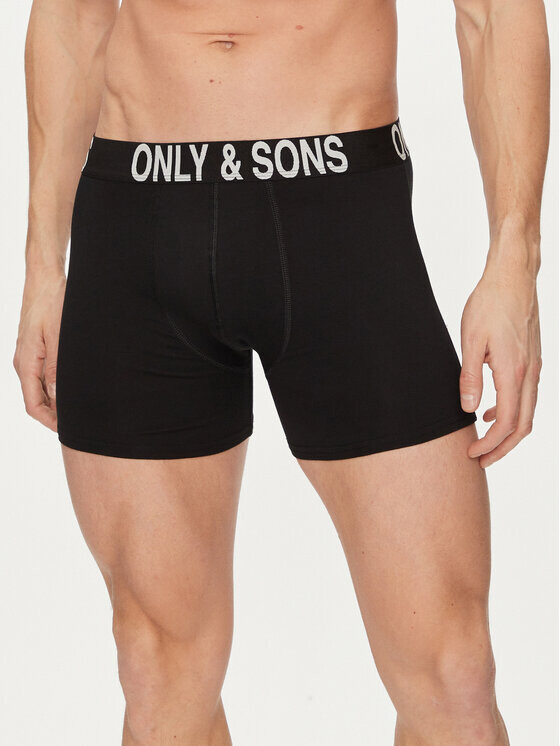 

Комплект из 3 боксеров Only & Sons, черный