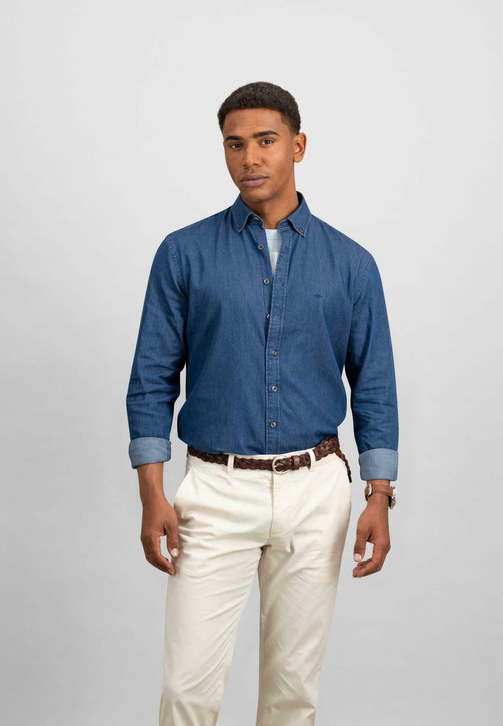 

Рубашка Fynch-Hatton, темно-синий