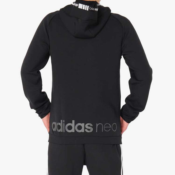 Толстовка men's cozy casual sports black Adidas, черный — фото 4