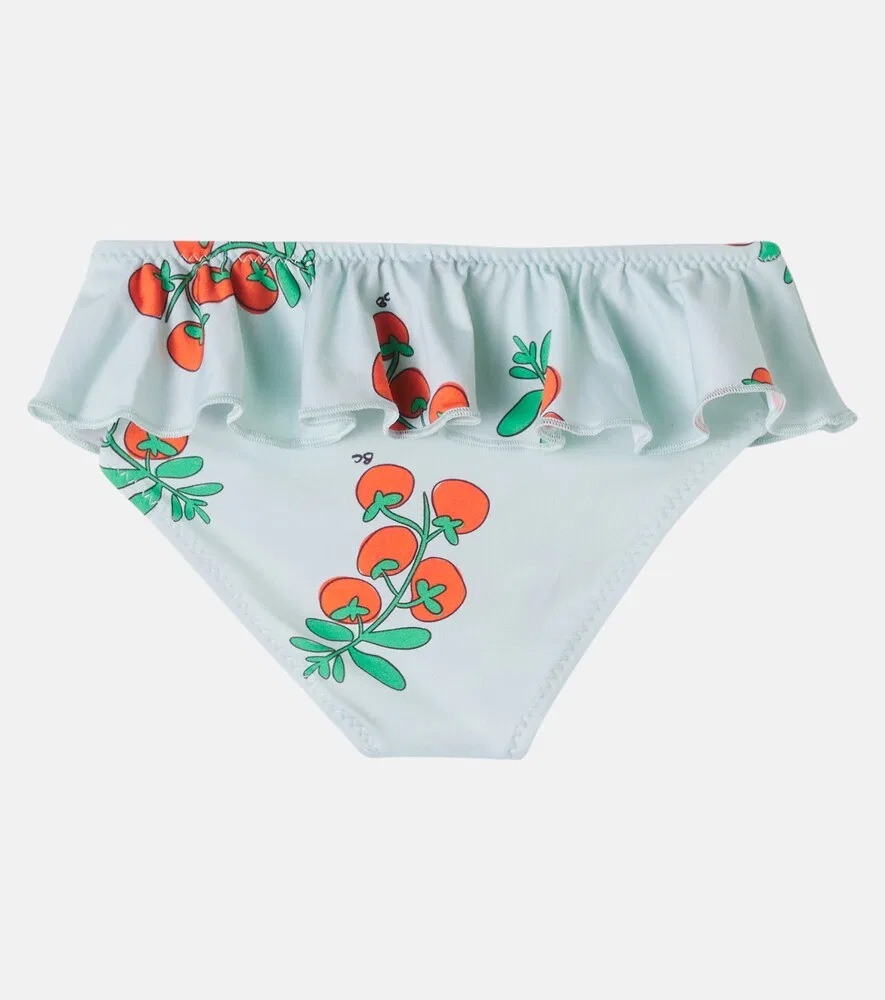 Трусики от бикини Baby Juicy Tomatoes с оборками Bobo Choses, зеленый — фото 3