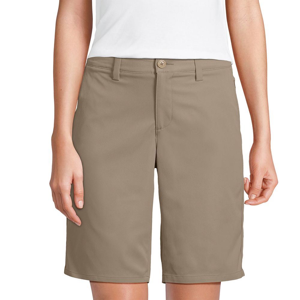 

Женские шорты чинос Lands End Performance Lands' End, цвет Khaki