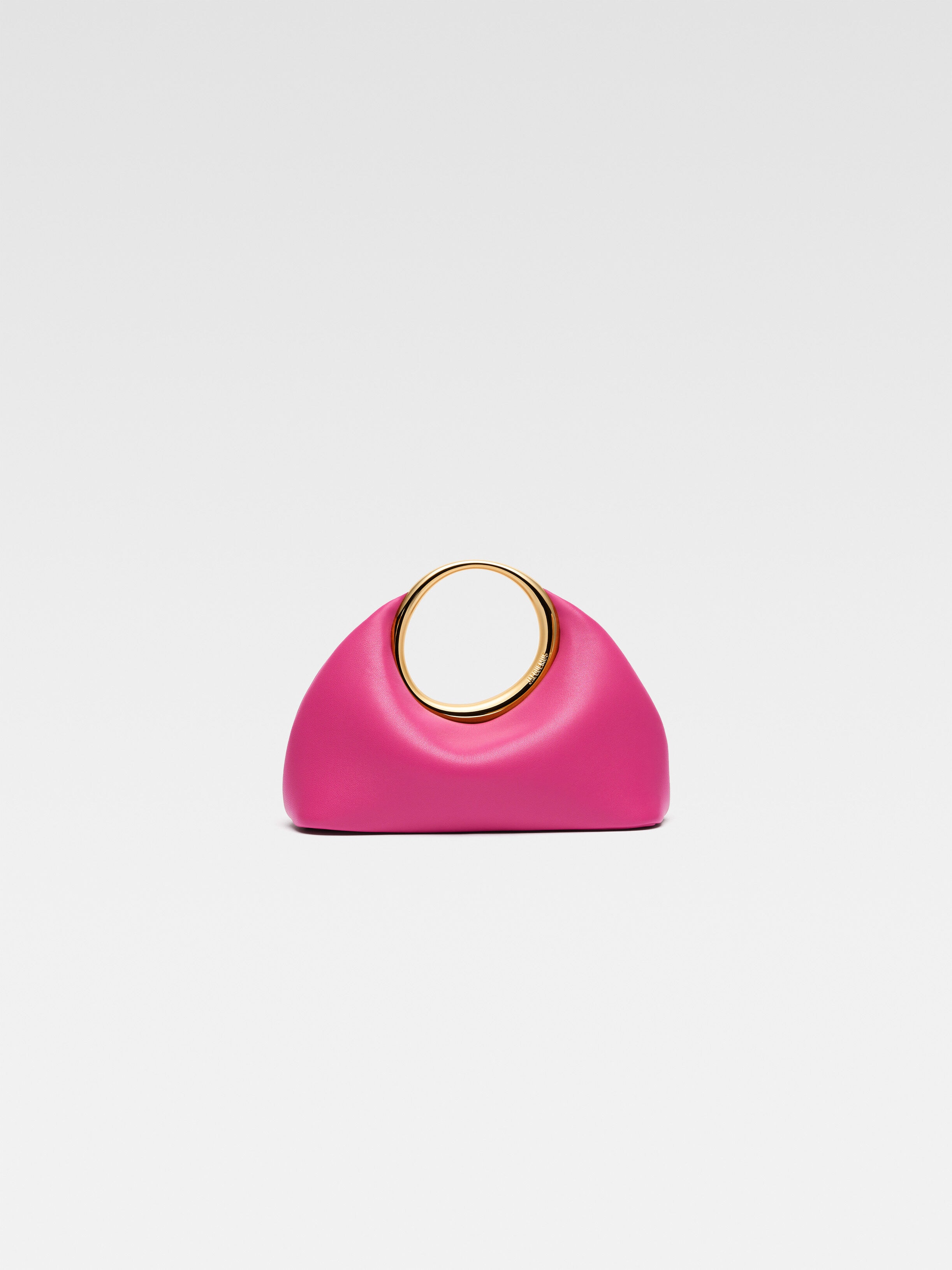 

Мини-сумочка с кольцом JACQUEMUS The small Calino, цвет Dark Pink, Розовый, Мини-сумочка с кольцом JACQUEMUS The small Calino, цвет Dark Pink