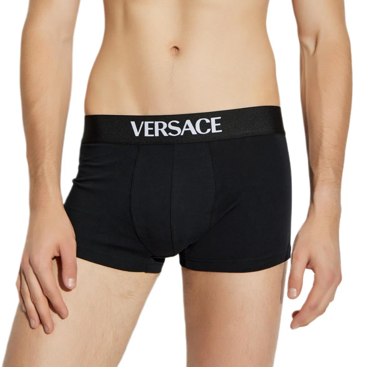 Боксеры VERSACE с логотипом, набор из 2 пар, черный+белый — фото 2