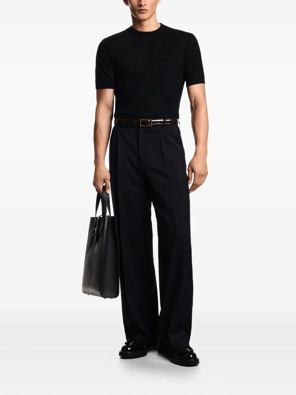 Футболка с коротким рукавом EMPORIO ARMANI, черный — фото 2