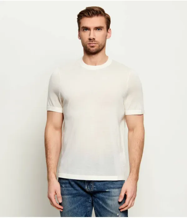Шерстяной свитер Noah_DB regular fit Boss, экрю