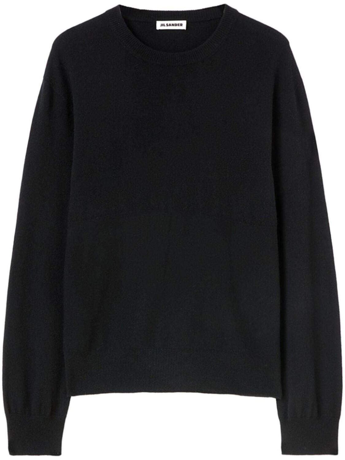 

Jil Sander кашемировый джемпер с круглым вырезом, черный