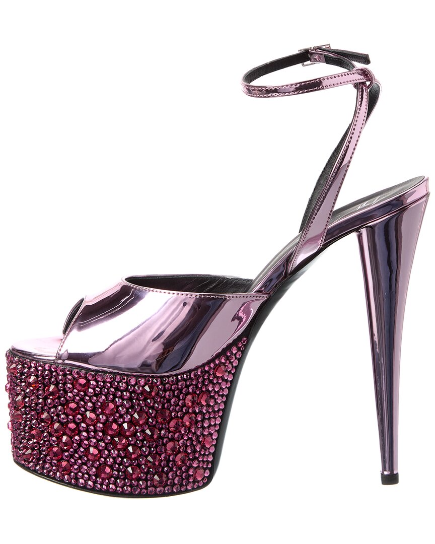 Giuseppe Zanotti Khalifa 90 Platform Sandal, розовый — фото 2