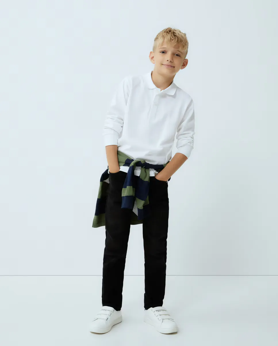 

Узкие джинсовые брюки для мальчика Kids El Corte Inglés, черный