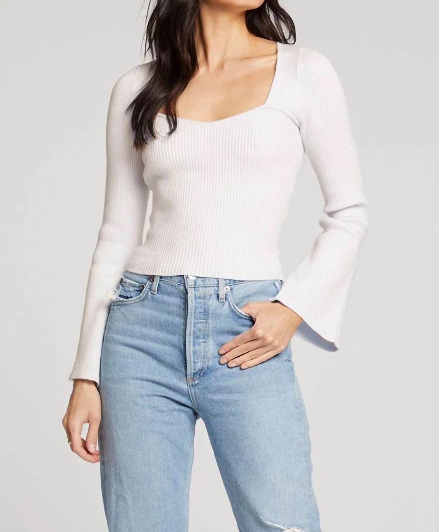 

Свитер Crilla в цвете ванили Saltwater Luxe, цвет vanilla