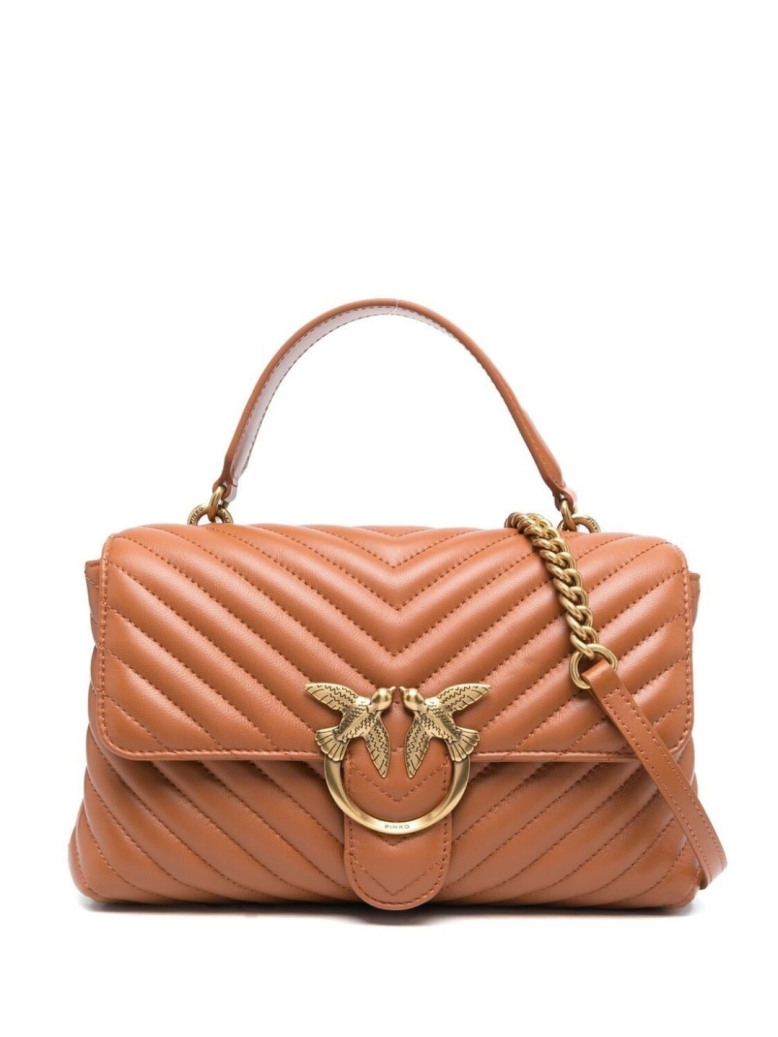 

PINKO сумка через плечо Love Lady Puff Classic, коричневый