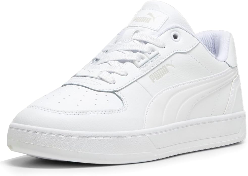 Мужские кроссовки PUMA Caven 2.0 Lux на шнуровке - Белые — фото 2
