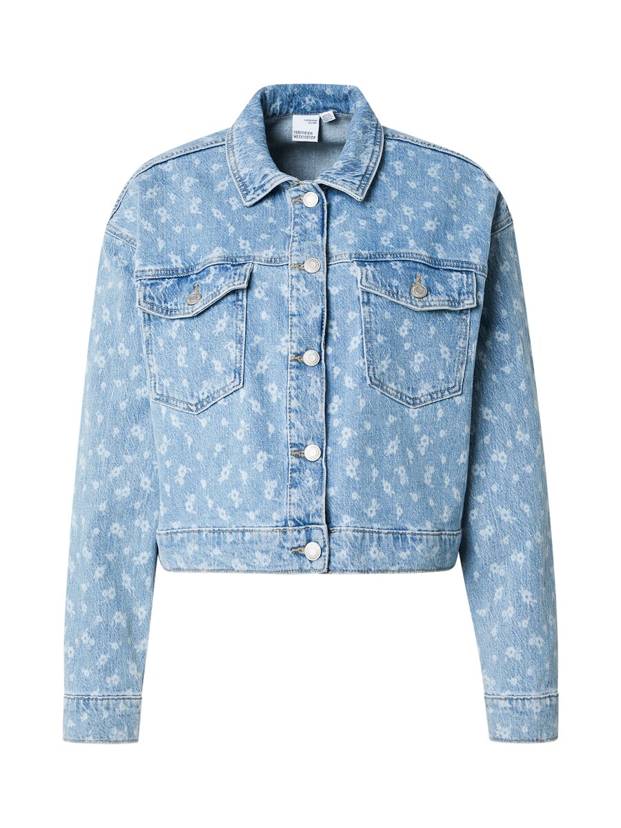 

Межсезонная куртка VERO MODA, цвет Blue denim/Light blue