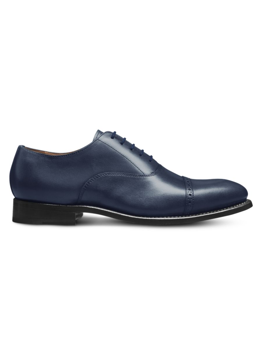 

Кожаные туфли-оксфорды Brady Allen Edmonds, темно-синий