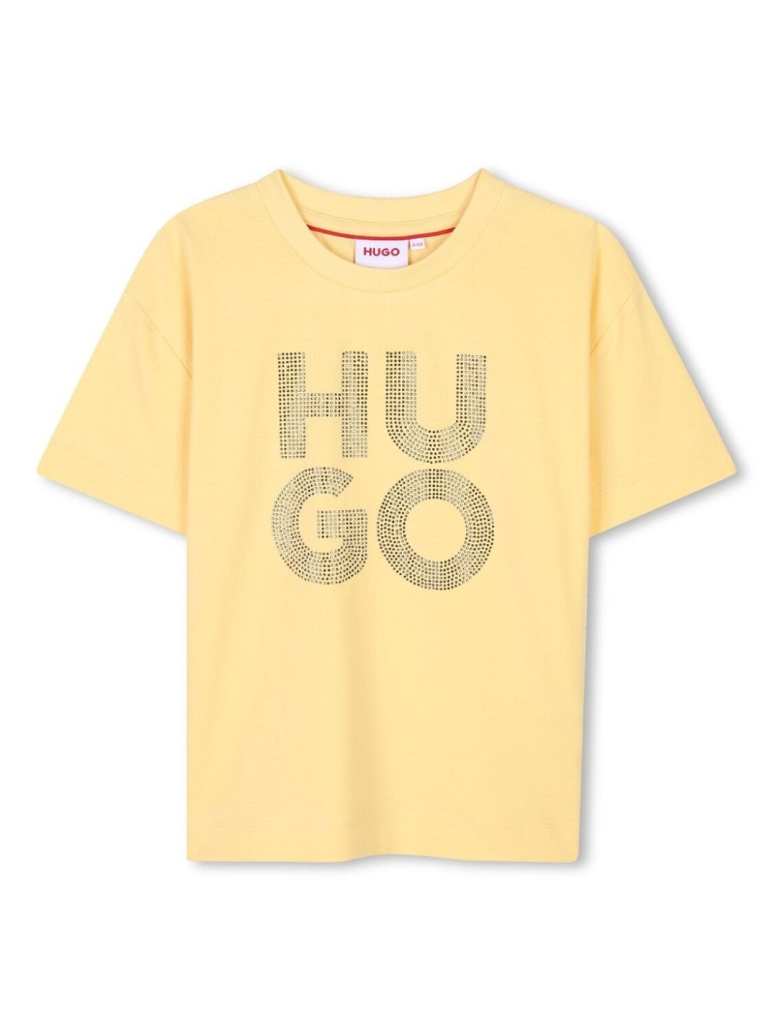 

HUGO KIDS футболка с логотипом, желтый