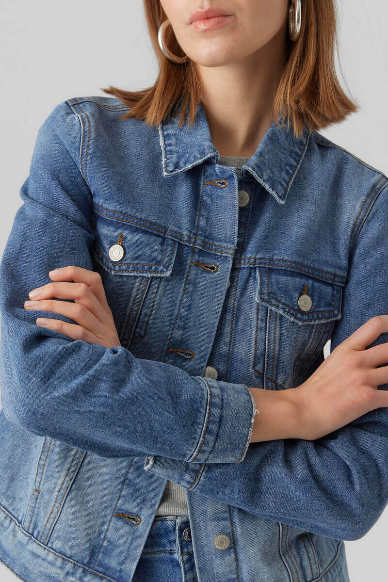 

Классическая джинсовая куртка Vero Moda, синий