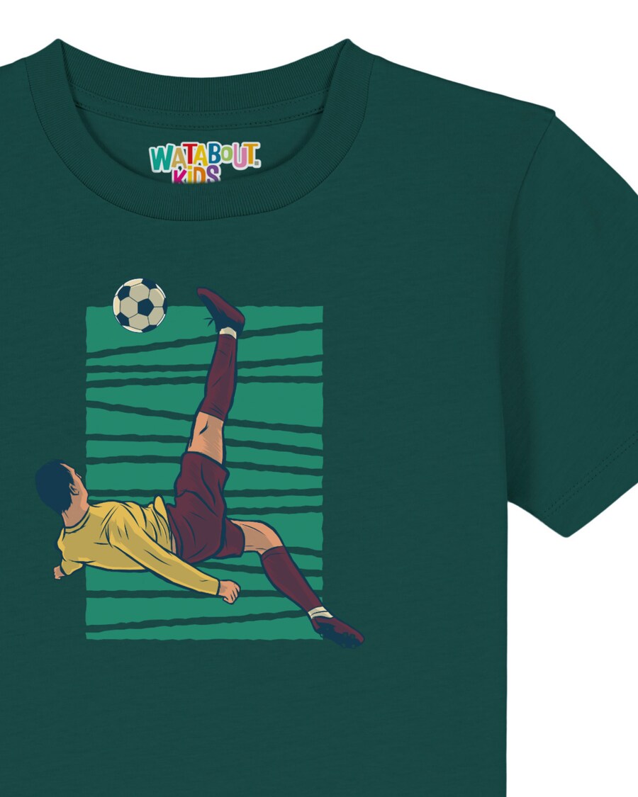 Рубашка watabout.kids Fußball, лайм/темно-зеленый — фото 4