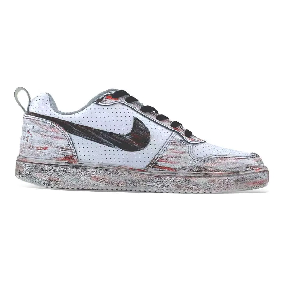 Кроссовки Nike Court Borough Carnival Party Light Gray — фото 3