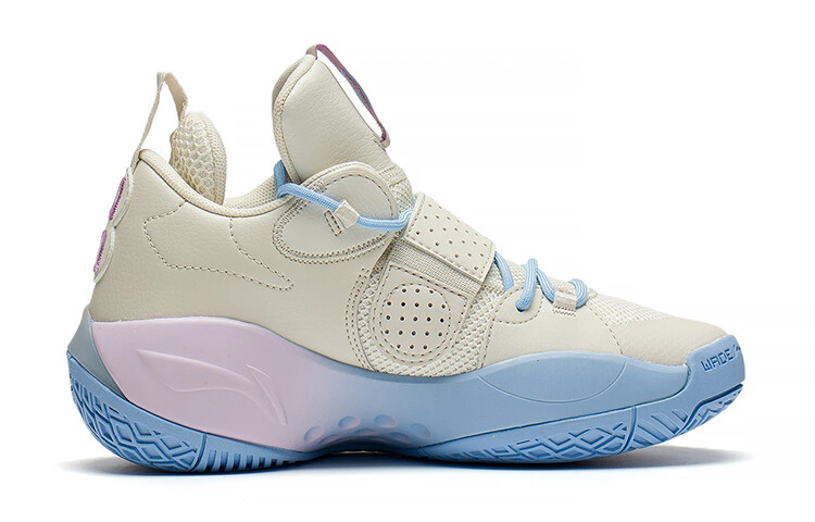 Баскетбольные кроссовки All City 8 Kids GS Mid-top Pearl White/blue/pink Lining Young — фото 2