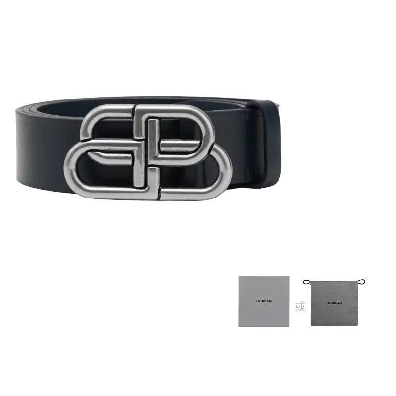 

Balenciaga Кожаный ремень Bb, Blue