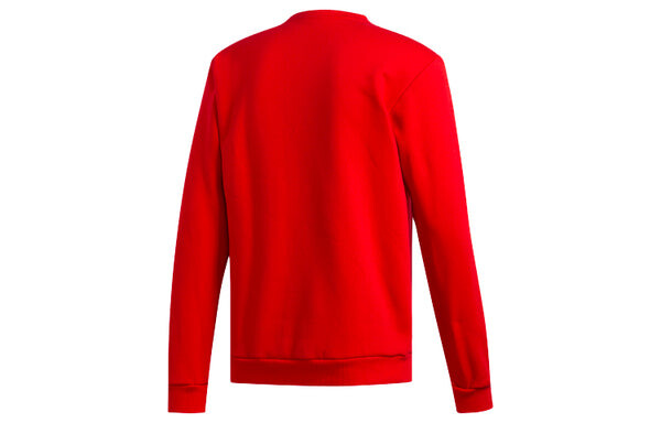 Толстовка adidas Crew Basketball Sports Round Neck Pullover Red, красный — фото 2