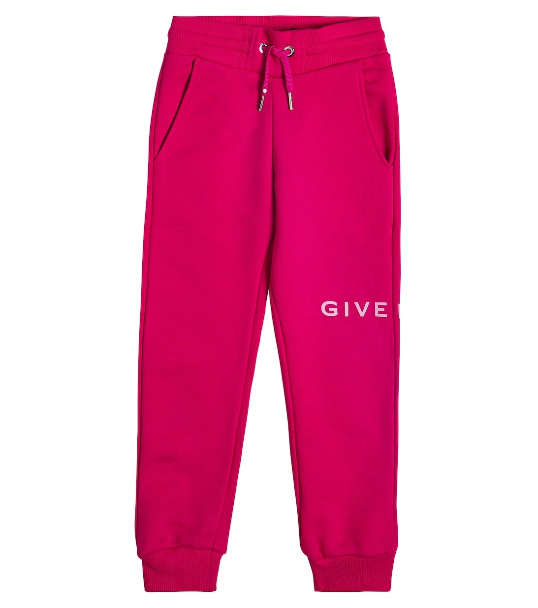 

Спортивные брюки из смесового хлопка с логотипом Givenchy Kids, розовый