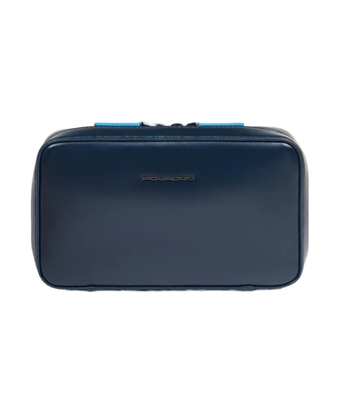 

Сумка для электронных кабелей с отделением для мыши. Piquadro, синий