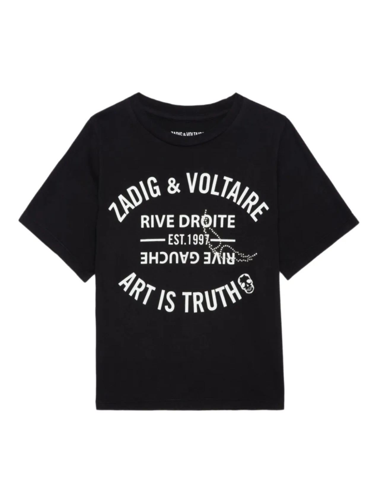 

Zadig&Voltaire Янтарная футболка с графичным принтом, черный