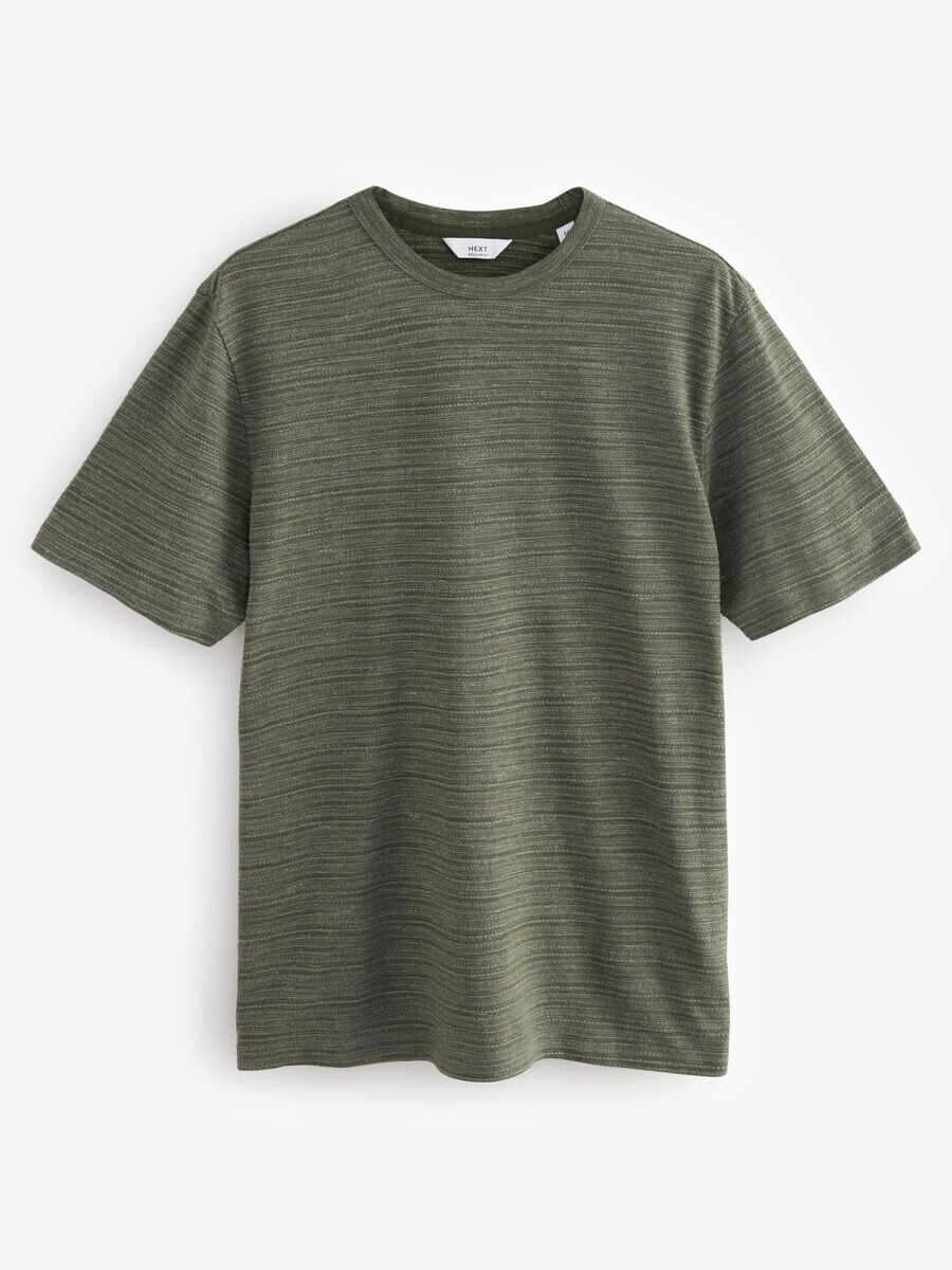 Классическая футболка Next Shirt, цвет sapphire/grey/light grey/olive — фото 4