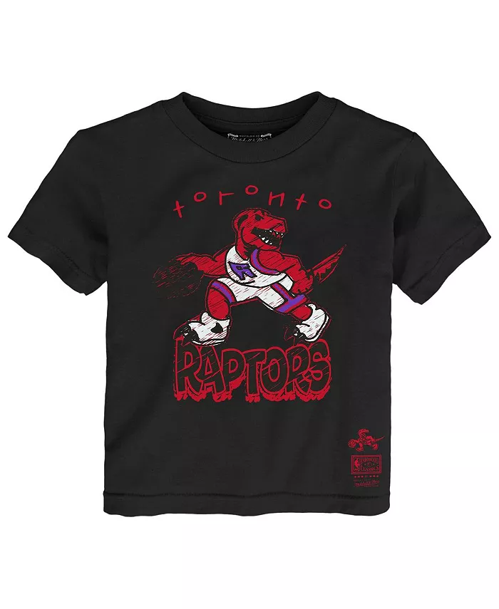 

Детская футболка Toronto Raptors в черном цвете Mitchell & Ness