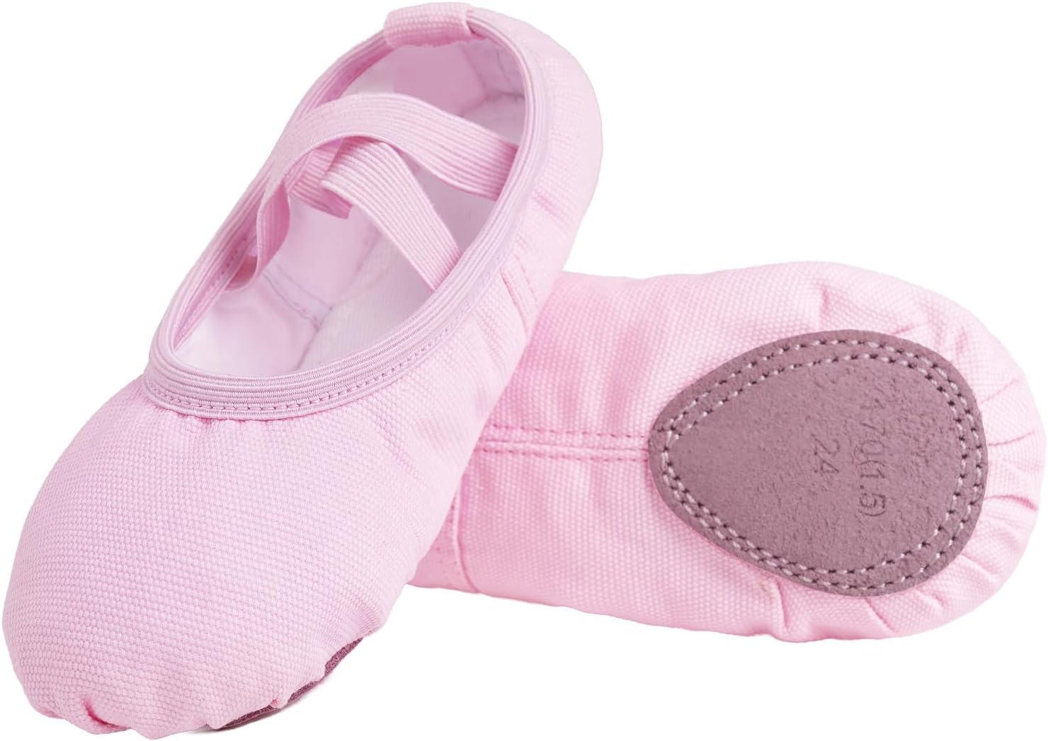 

Балетки из канвы для девочек, балетки для малышей/детей/подростков/взрослых Lovdaswi, светло-розовый