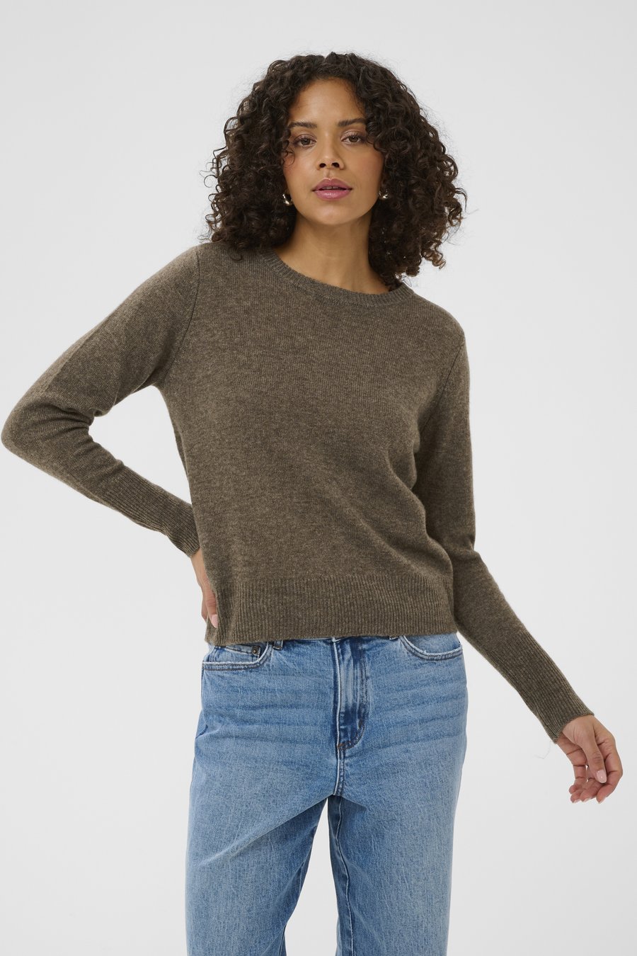 

Джемпер Kaffe Jumper, Morel Melange/Brown