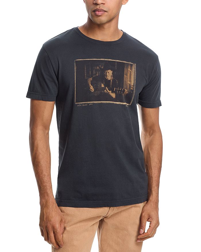 

Футболка с принтом Willie Nelson Clinch Collections, черный