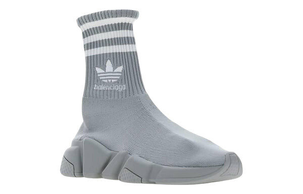 Кроссовки x adidas originals speed 1.0 sneakers 'grey' Balenciaga, серый — фото 2
