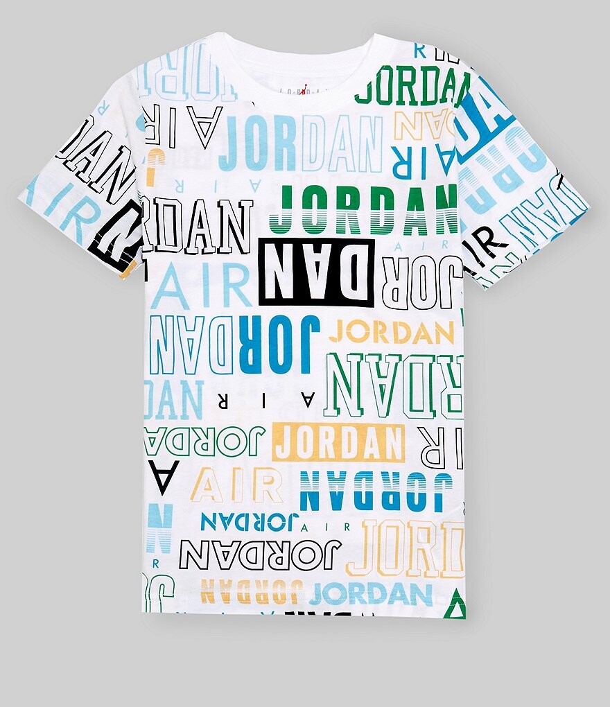 

Футболка Fan AOP с короткими рукавами Jordan Big Boys 8–20, мультиколор