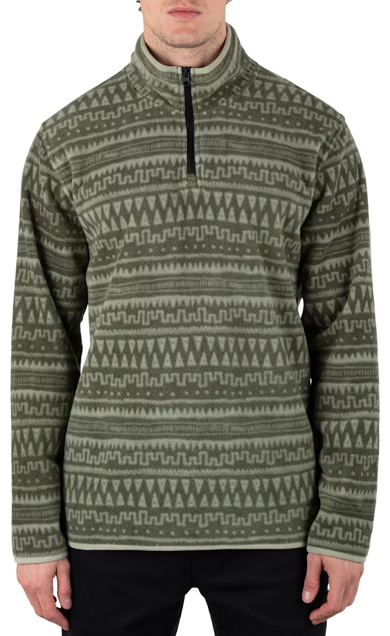 

Мужская куртка Hurley Mesa Windchill на молнии 1/4, цвет Malverde