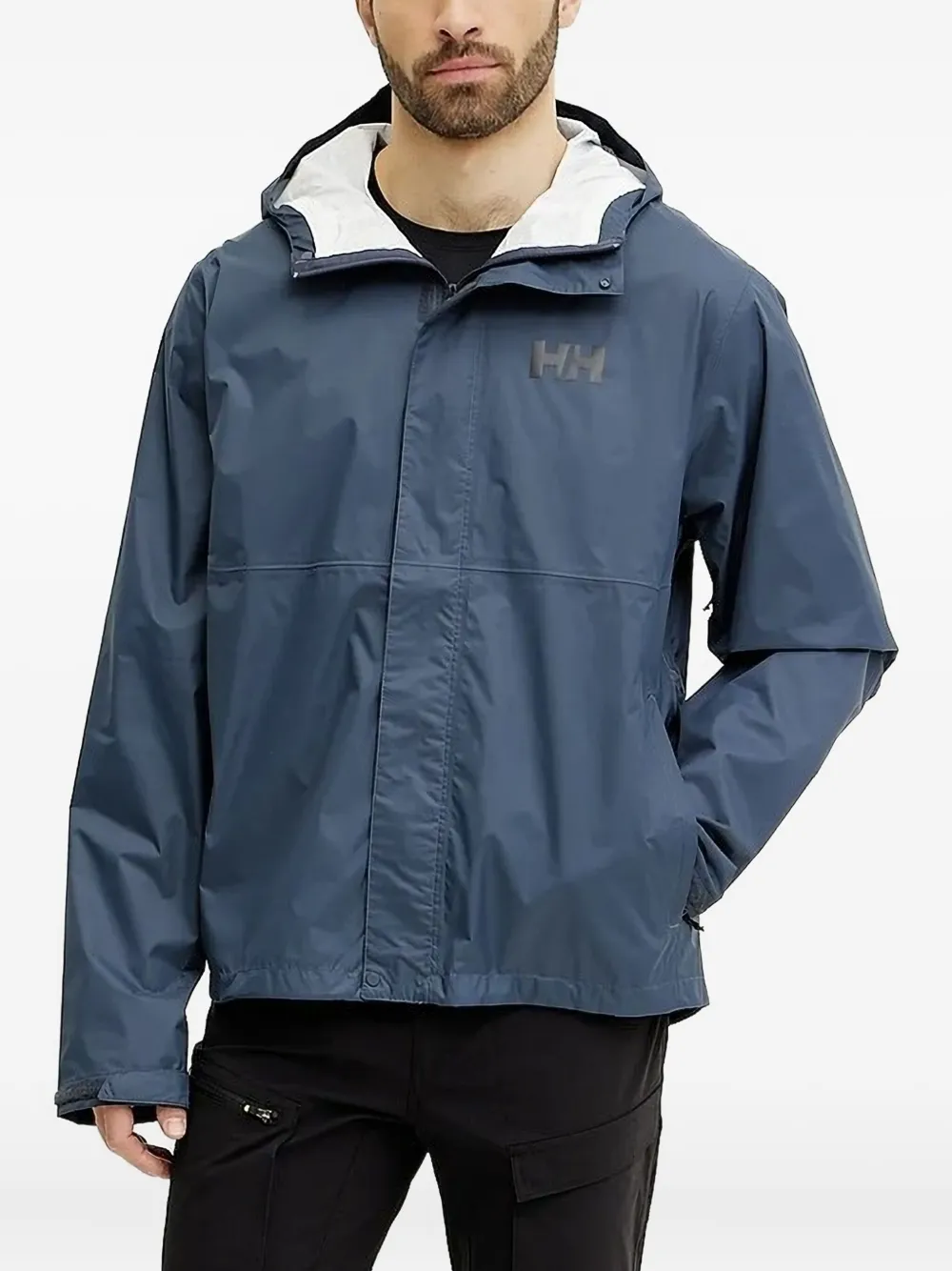 

Куртка с капюшоном и застежкой-молнией спереди Helly Hansen, синий