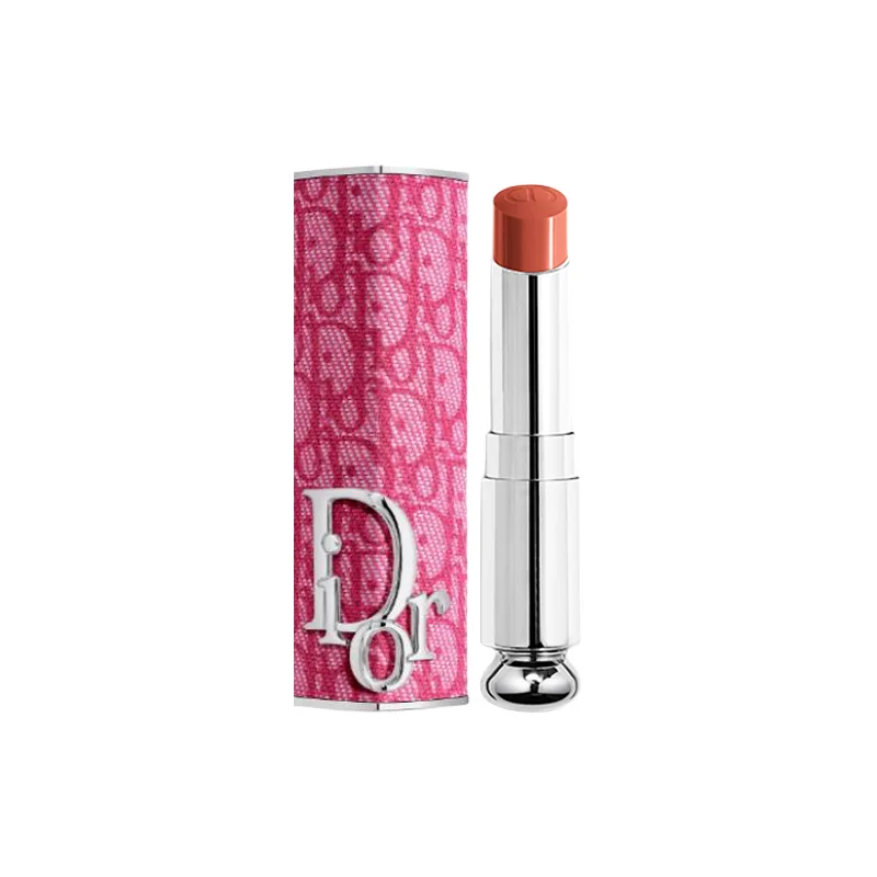 DIOR Блеск для губ Enchanting Lipstick Classic Fuchsia Print Edition, Two-Piece Set: Classic Fuchsia Print Lipstick Case+Alluring Lipstick Refill #524 Diorette