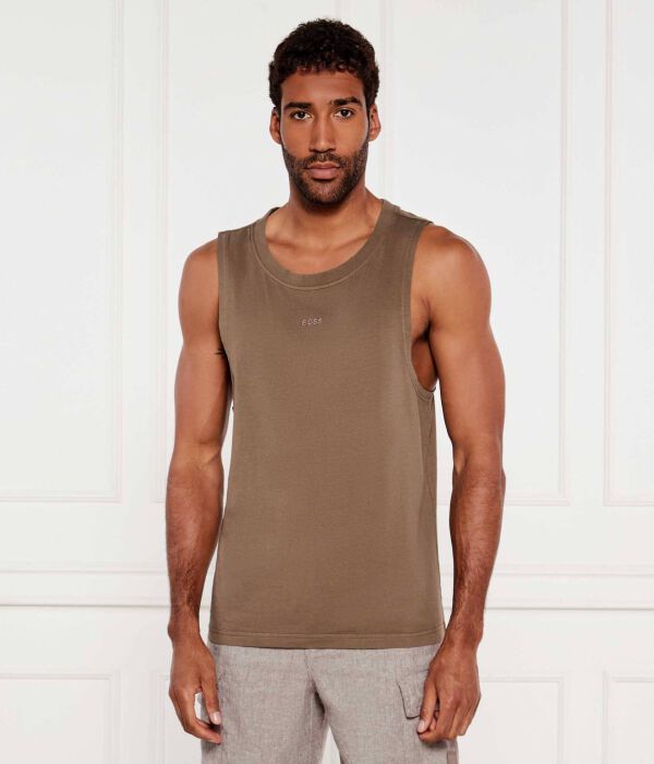

Майка tank_oceanpalette Regular fit Boss Orange, хаки