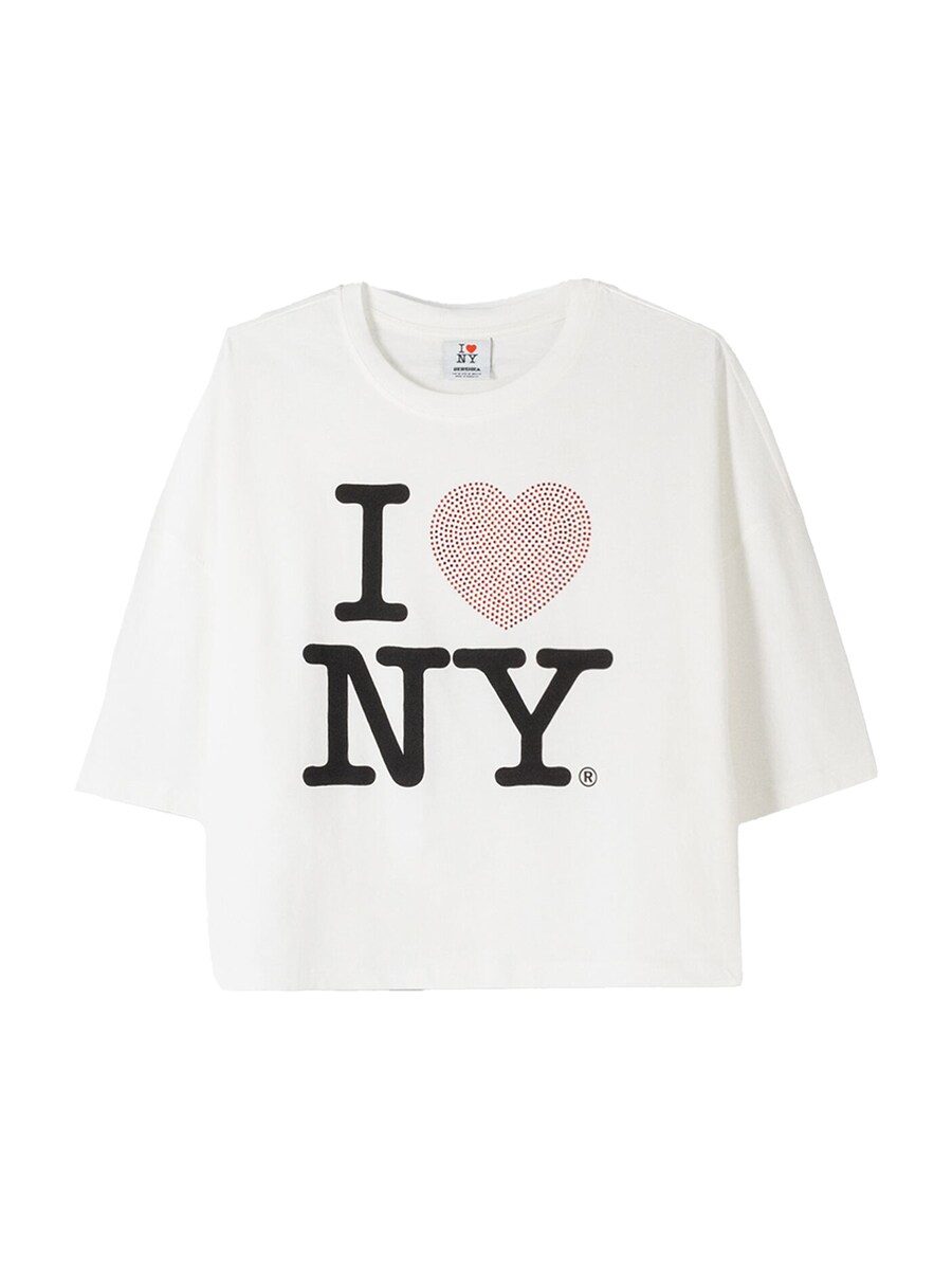

Рубашка Bershka, белый