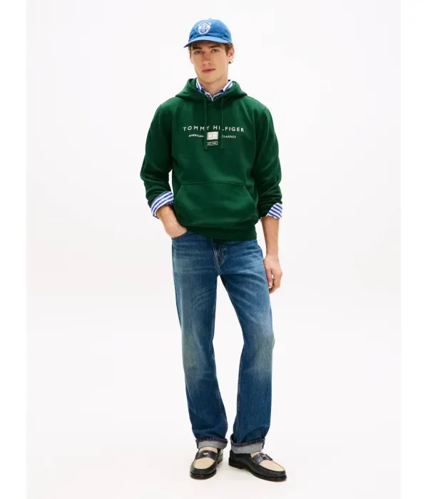 Толстовка regular fit Tommy Hilfiger, бутылочно-зеленый — фото 2