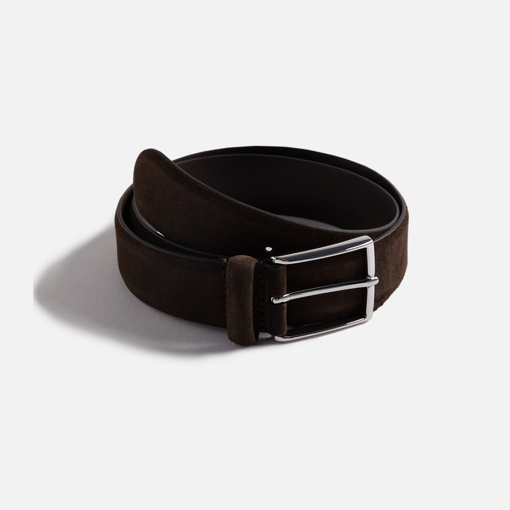 

Ремень Anderson's Suede Semi Formal Belt, цвет Dark Brown