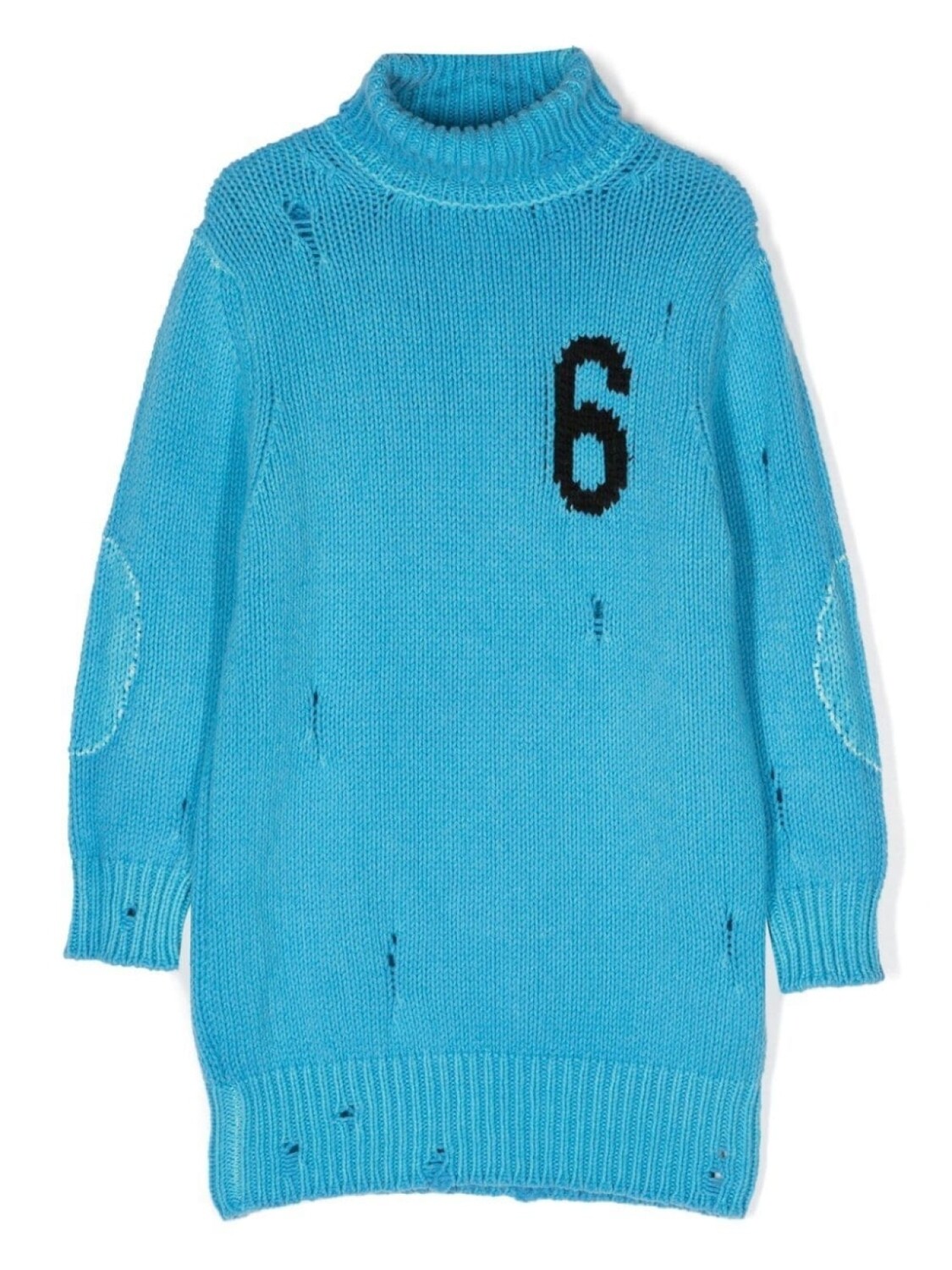 

MM6 Maison Margiela Kids платье с логотипом, синий