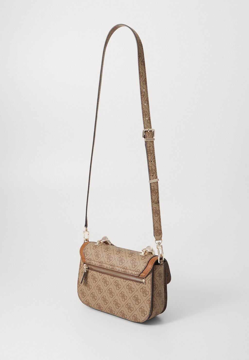 

Сумка ORLINA LOGO TOP HANDLE FLAP Guess, коричневый