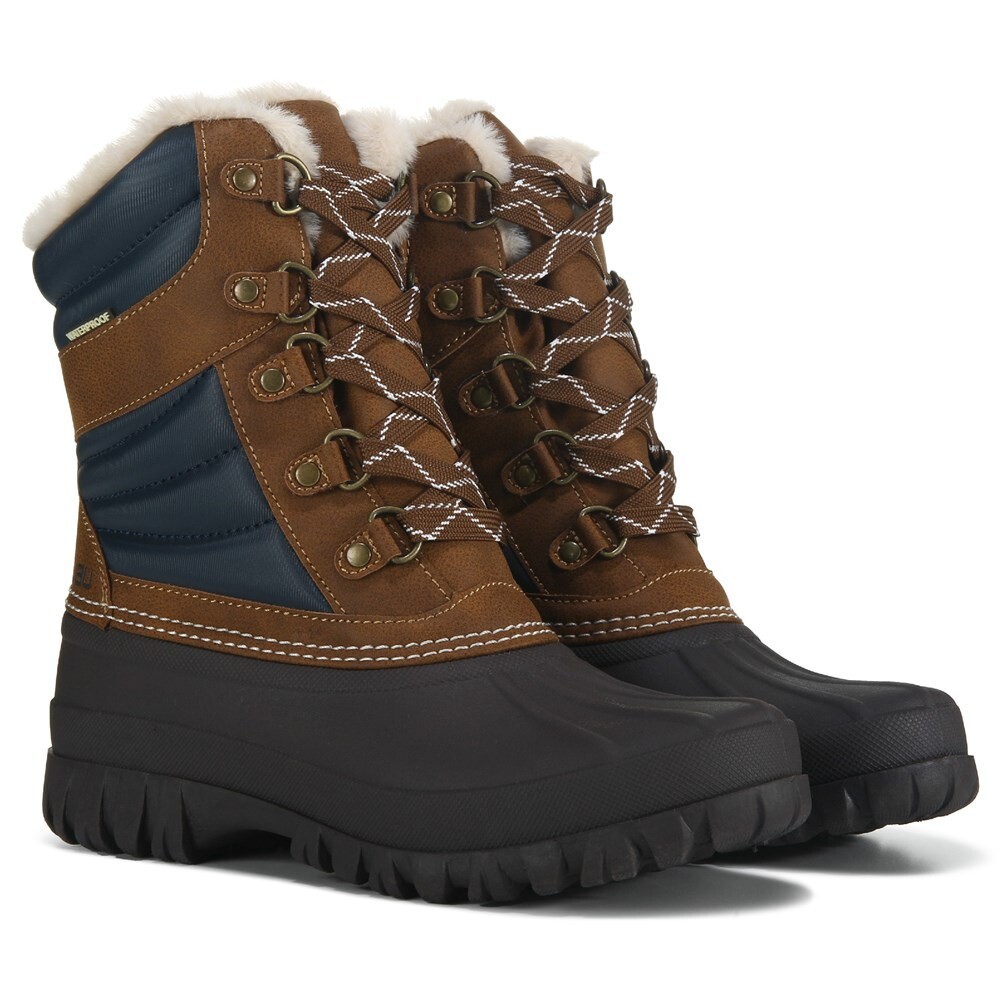 

Женские водонепроницаемые зимние ботинки Casey Jbu, цвет hickory/navy