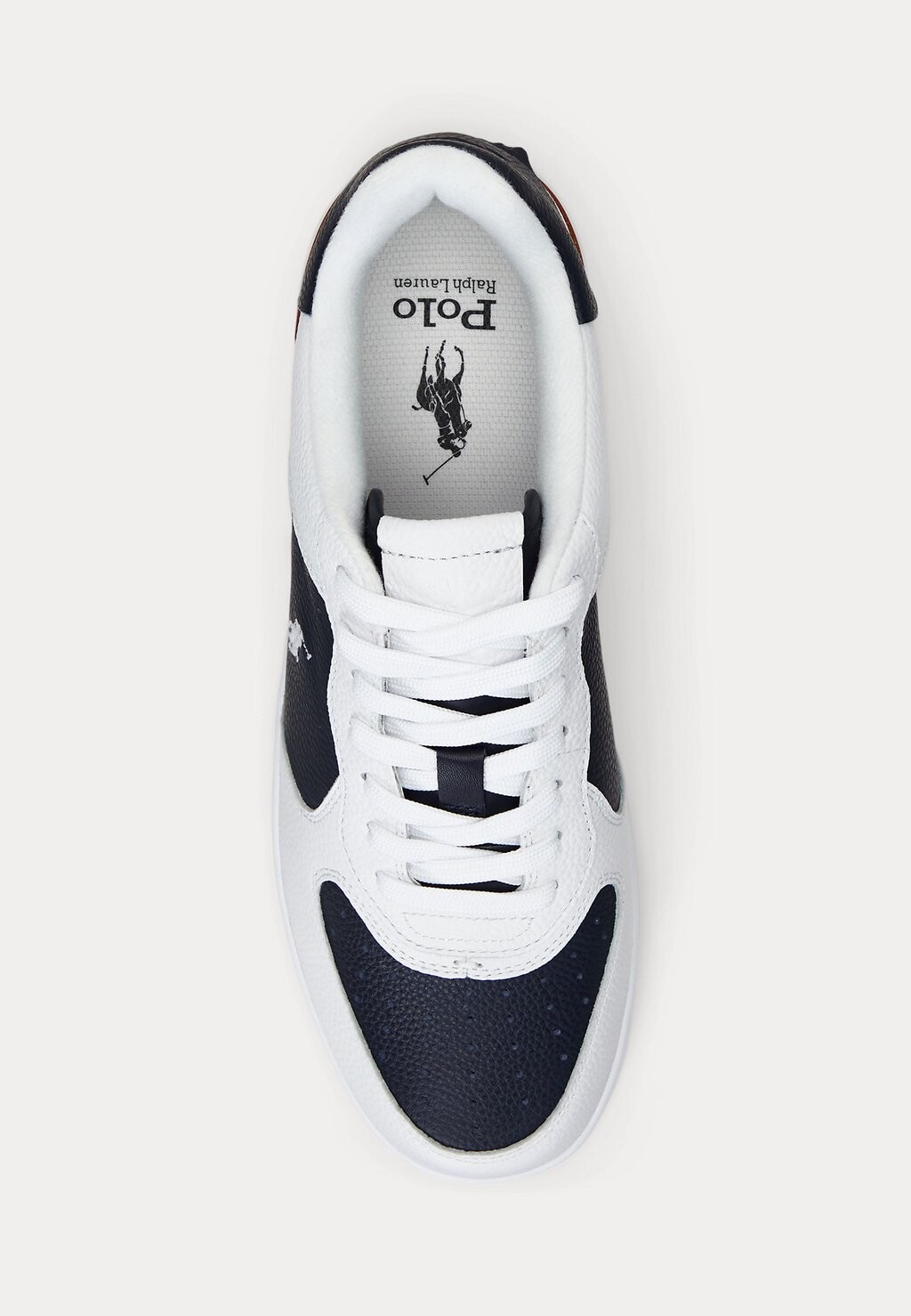 Кроссовки низкие MASTERS COURT TOP Polo Ralph Lauren, цвет white/navy — фото 3
