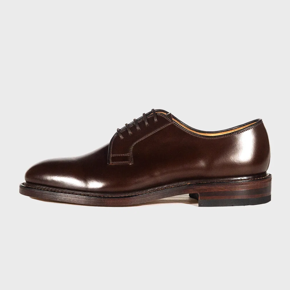Мужские туфли дерби Loake 771 тёмно-коричневые