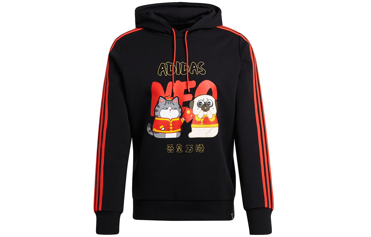 Футболка Adidas Neo CNY Collection черная мужская — фото 2